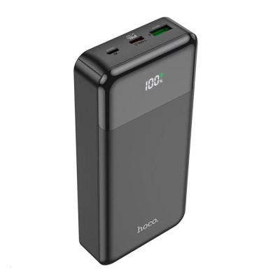 Зовнішній акумулятор HOCO J102A Cool figure PD20W+QC3.0 power bank(20000mAh) Black Зовнішній акумулятор HOCO J102A Cool figure PD20W+QC3.0 power bank(20000mAh) Black