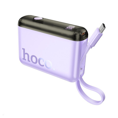 Зовнішній акумулятор HOCO J139 Hero 22.5W+PD20W fully compatible power bank(Type-C)(10000mAh) Purple Зовнішній акумулятор HOCO J139 Hero 22.5W+PD20W fully compatible power bank(Type-C)(10000mAh) Purple