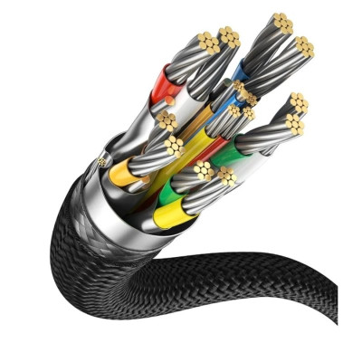 Адаптер Baseus High Definition Series Type-C to DP 8K Adapter 1.5m Cluster Black