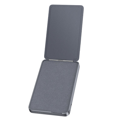 Зовнішній акумулятор HOCO Q46 Title PD20W magnetic power bank+card holder+phone holder(5000mAh) Silver Gray