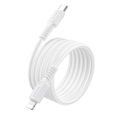 Кабель BOROFONE BX116 Certain PD charging data cable iP White Кабель BOROFONE BX116 Certain PD charging data cable iP White