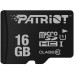 Карта пам'яті microSDHC (UHS-1) Patriot LX Series 16Gb class 10