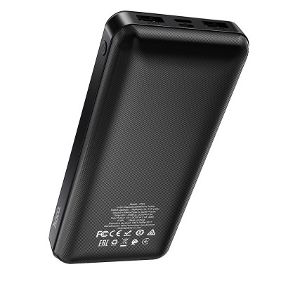 Зовнішній акумулятор HOCO J72A Easy travel power bank(20000mAh) Black
