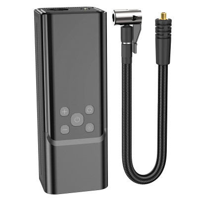 Автомобільний насос HOCO ZP7 Maddy portable smart air pump(5000mAh) Black Автомобільний насос HOCO ZP7 Maddy portable smart air pump(5000mAh) Black