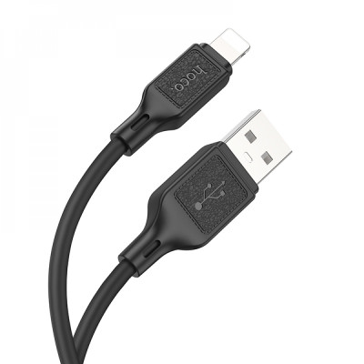 Кабель HOCO X90 Cool silicone charging data cable for iP Black Кабель HOCO X90 Cool silicone charging data cable for iP Black