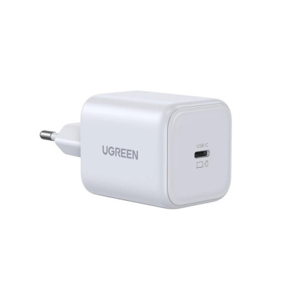 Мережевий зарядний пристрій UGREEN X524 45W USB-C GaN Fast Charger EU white Мережевий зарядний пристрій UGREEN X524 45W USB-C GaN Fast Charger EU white