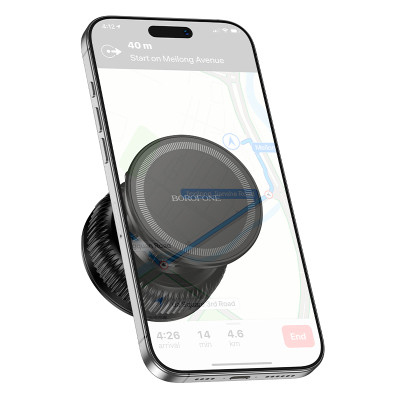 Автотримач для телефона BOROFONE BH139 Rider vacuum suction cup magnetic holder(universal)