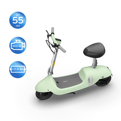 Електросамокат з сидінням OKAI Ceetle PRO EA10C Mint Green 10', 350(900)W, 25Km/h, 10.4Ah, 55Km, 20%,NFC, App, 29kg Електросамокат з сидінням OKAI Ceetle PRO EA10C Mint Green 10', 350(900)W, 25Km/h, 10.4Ah, 55Km, 20%,NFC, App, 29kg