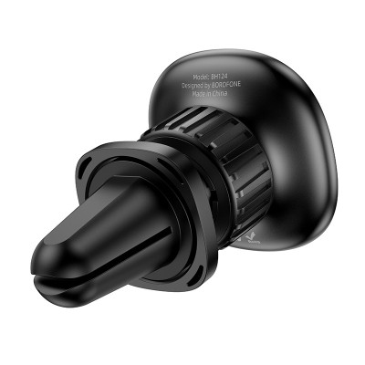 Автотримач для телефона BOROFONE BH124 Roman magnetic car holder (air outlet) Black and Red Автотримач для телефона BOROFONE BH124 Roman magnetic car holder (air outlet) Black and Red