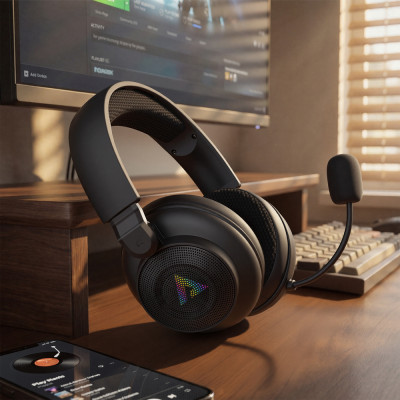 Навушники ігрові ACEFAST H15 gaming wireless headset Black Навушники ігрові ACEFAST H15 gaming wireless headset Black