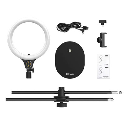 Кільцева лампа на штативі Ulanzi Vijim Desktop Overhead Shooting Bracket Ring Light Set（10inch) (UV-2517 T1)