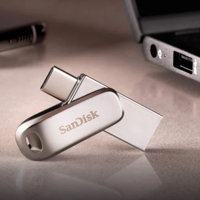 Флеш-накопичувач SanDisk USB 3.1 Ultra Dual Luxe Type-C 32Gb (150 Mb/s) Флеш-накопичувач SanDisk USB 3.1 Ultra Dual Luxe Type-C 32Gb (150 Mb/s)