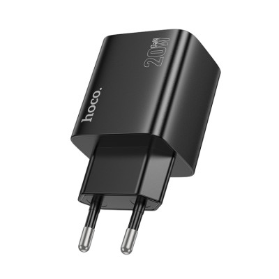 Мережевий зарядний пристрій HOCO N55 Fundador four-port PD20W(2C2A) charger Black Мережевий зарядний пристрій HOCO N55 Fundador four-port PD20W(2C2A) charger Black