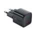 Мережевий зарядний пристрій ACEFAST A117 PD20W mini GaN USB-C fast charger Black