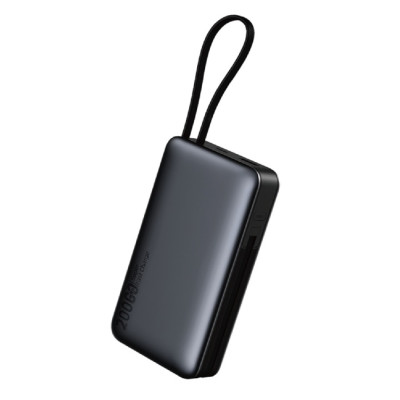 Зовнішній акумулятор WUW TUGII-Y45 (PD22.5W quick charge) 20000mAh Black Зовнішній акумулятор WUW TUGII-Y45 (PD22.5W quick charge) 20000mAh Black