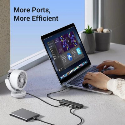 USB-хаб UGREEN 4-Port USB 3.0 Hub 0.15m
