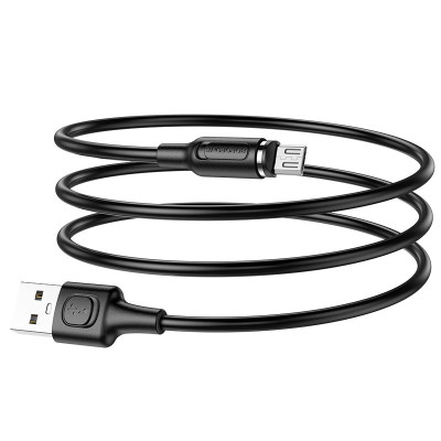 Кабель BOROFONE BX41 USB to Micro 2.4A, 1m, PVC, PVC connectors, magnetic, Black Кабель BOROFONE BX41 USB to Micro 2.4A, 1m, PVC, PVC connectors, magnetic, Black