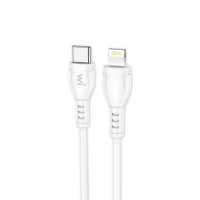 Кабель Wibrand Boa PD PVC charging data cable iP 1m White Кабель Wibrand Boa PD PVC charging data cable iP 1m White