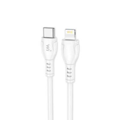 Кабель Wibrand Boa PD PVC charging data cable iP 1m White Кабель Wibrand Boa PD PVC charging data cable iP 1m White
