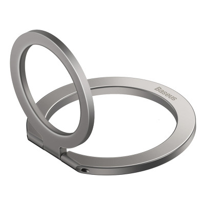 Підставка для мобільного  Baseus Halo Series Foldable Metal Ring Stand（Single-ring）Silver