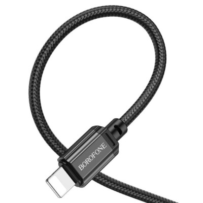 Кабель BOROFONE BX87 Sharp PD charging data cable for iP Black Кабель BOROFONE BX87 Sharp PD charging data cable for iP Black