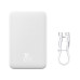 Зовнішній акумулятор Baseus Magnetic Mini Wireless Fast Charge Power Bank 20000mAh 20W White Зовнішній акумулятор Baseus Magnetic Mini Wireless Fast Charge Power Bank 20000mAh 20W White