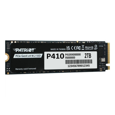 Накопичувач SSD M.2 Patriot P410 2TB NVMe 2280 PCIe Gen4 x4 5000/4500 TLC