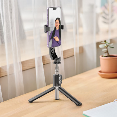 Селфі-трипод HOCO K20 Prior live broadcast holder (98cm) Black Селфі-трипод HOCO K20 Prior live broadcast holder (98cm) Black