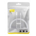 Кабель Baseus Superior Series Fast Charging Data Cable USB to Type-C 100W 1m Moon White Кабель Baseus Superior Series Fast Charging Data Cable USB to Type-C 100W 1m Moon White