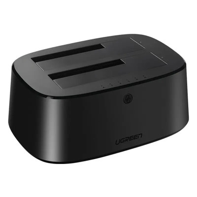 Док-станція UGREEN CM198 USB 3.0 to SATA Dual-Bay Hard Drive Duplicator/Cloner EU (UGR-50857) Док-станція UGREEN CM198 USB 3.0 to SATA Dual-Bay Hard Drive Duplicator/Cloner EU (UGR-50857)