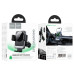 Автотримач для телефона з БЗП HOCO HW13 Speed wireless fast charging car holder(air outlet) Black Metal Gray