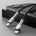 Кабель Baseus Cafule Series Metal Data Cable Type-C to iP PD 20W 1m Black Кабель Baseus Cafule Series Metal Data Cable Type-C to iP PD 20W 1m Black