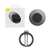 Бездротовий зарядний пристрій Baseus Simple 2 Wireless Charger 15W Cluster Black（Include: Cable Type-C To Type-C 24W 12V/2A 1m Cluster Black)