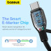 Кабель Baseus Pudding Series Fast Charging Cable Type-C to Type-C 100W 1.2m Cluster Black Кабель Baseus Pudding Series Fast Charging Cable Type-C to Type-C 100W 1.2m Cluster Black