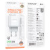 Мережевий зарядний пристрій з кабелем BOROFONE BA99A Breeze single port PD20W charger set(C to iP) White Мережевий зарядний пристрій з кабелем BOROFONE BA99A Breeze single port PD20W charger set(C to iP) White