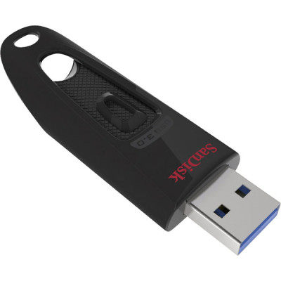 Флеш-накопичувач SanDisk USB 3.0 Ultra 64Gb (130Mb/s) Black Флеш-накопичувач SanDisk USB 3.0 Ultra 64Gb (130Mb/s) Black