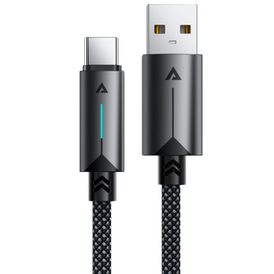 Кабель ACEFAST C19-04 USB-A to USB-C  fast charging data cable Black