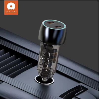 Автомобільний зарядний пристрій WUW-C283 PD30W+ PD30W black
