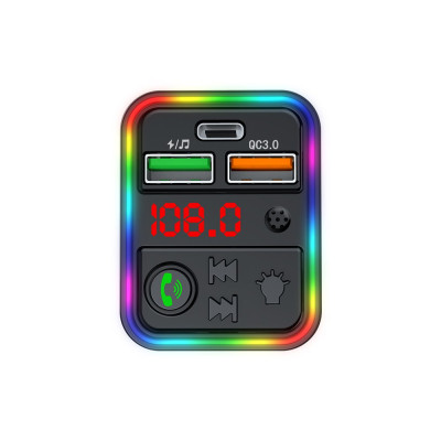 АЗП з FM-модулятором WUW-C162 Black