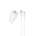 Мережевий зарядний пристрій з кабелем BOROFONE BAS82A Star single port QC3.0 charger set (Micro) (EU) White
