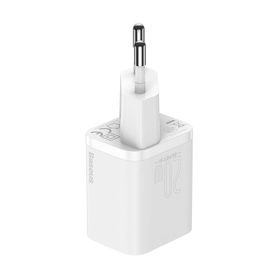 Мережевий зарядний пристрій Baseus Super Si Quick Charger 1C 20W EU White