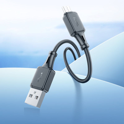 Кабель HOCO X101 Assistant silicone charging data cable Micro Black Кабель HOCO X101 Assistant silicone charging data cable Micro Black