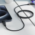 Кабель ACEFAST C10-03 Type-C to Type-C 3A, 60W, 1.2m, silicone, zinc connectors, Black Кабель ACEFAST C10-03 Type-C to Type-C 3A, 60W, 1.2m, silicone, zinc connectors, Black