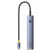 USB-хаб Baseus UltraJoy Series 7-Port HUB AIR Space Grey (Type-C to HDMI4K@60Hz*1+USB3.0*2+PD*1+SD/TF3.0*1+3.5mm*1) USB-хаб Baseus UltraJoy Series 7-Port HUB AIR Space Grey (Type-C to HDMI4K@60Hz*1+USB3.0*2+PD*1+SD/TF3.0*1+3.5mm*1)