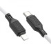 Кабель HOCO X90 Cool silicone PD charging data cable for iP White Кабель HOCO X90 Cool silicone PD charging data cable for iP White