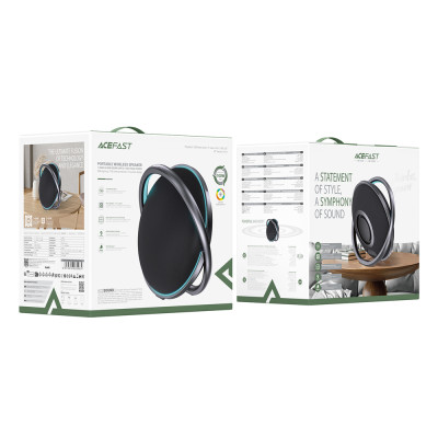 Портативна колонка Acefast K5 Pro Portable wireless Speaker Black Портативна колонка Acefast K5 Pro Portable wireless Speaker Black