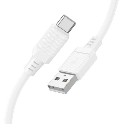 Кабель BOROFONE BX115 Lotto silicone charging data cable Type-C White Кабель BOROFONE BX115 Lotto silicone charging data cable Type-C White