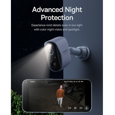 IP-камера відеоспостереження Baseus Security N1 Plus Outdoor Camera 2K 2-Cam Kit White AU