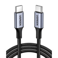 Кабель UGREEN US316 USB-C Cable Aluminum Case with Braided 2m (Black) (UGR-70429)