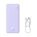 Зовнішній акумулятор Baseus Airpow Fast Charge Power Bank 10000mAh 20W Nebula Purple